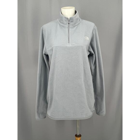 The North Face Pullover Womens Medium TKA Glacier 1/4 Zip Fleece Outdoor Leisure - Picture 1 of 14